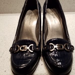 Bandolino "Bdada" Navy Patent Slip-on